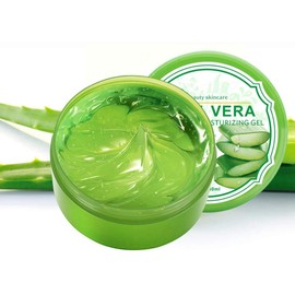 300g organic aloe vera gel, moisturizing face and body hair, moisturizing aloe vera gel sleep Wash-free skin care cream moisturizes damaged skin