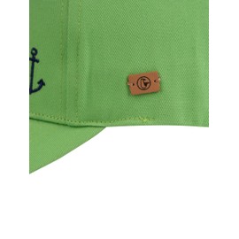 SCHIETWETTER Baseball Cap Anchor Peaked Cap Sun Protection 100% Cotton, Green, Unit size