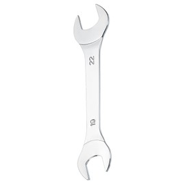 sourcing map Super Thin Open End spanners Metric, 19mm x 22mm, Slim Chrome-Vanadium Steel Wrench Tool for Tight Spaces Repair