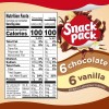 ConAgra Foods Sales, Inc. Snack Pack Chocolate and Vanilla Pudding