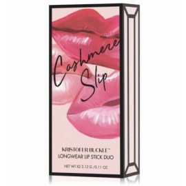 Kristopher Buckle Kristofer Buckle Cashmere Slip Longwear Lipstick Duo - Bardot / Doll