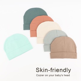 DRESHOW Newborn Baby Hat Baby Boys Girls Soft Knit Hats Caps Toddler Beanies 0-3 Months