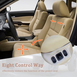 AICARS Power Seat Switch Driver Seat Switch Compatible with Ford F150 F250 F650 F750 Lincoln E150 E250 E350 Replacement Number:F65Z-14A701- AA, AL202363