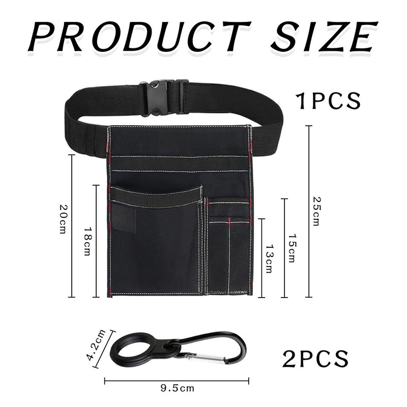 1 Piece Tool Bag and 2 Pieces Water Bottle Buckle,