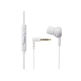 ELECOM EHP-MC3520WH Mono Headphones (with Microphone) Canal C3520 White