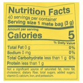 Yerba Madre Organic Yerba Mate Sachets, 40 CT