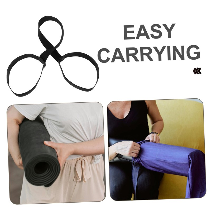 OHPHCALL 4sets Yoga Mat Strap Household Training Mat Sling Quick-Fastening