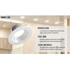 NICOR DLR566121203KWH DLR56(v6) 5/6-inch White 1200 Lumen 3000K Recessed LED