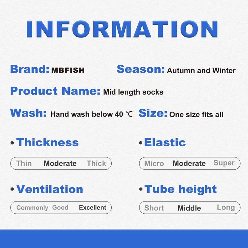 MBFISH Novelty Socks Super Value 5 Pairs Set for Men