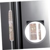 DOITOOL Fashionable Fridge Handle Covers 1 Pair Static Refrigerator Door