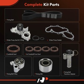 A-Premium Engine Timing Belt Kit with Water Pump Compatible with Toyota Camry 1988-1991 & Lexus ES250 1990-1991 - 2.5L