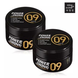 Power Swing 파워스윙 왁스 2입 [6.01 매트왁스 9 80g] Power Swing Wax 2 Pack [6.01 Matte Wax 9 80g]
