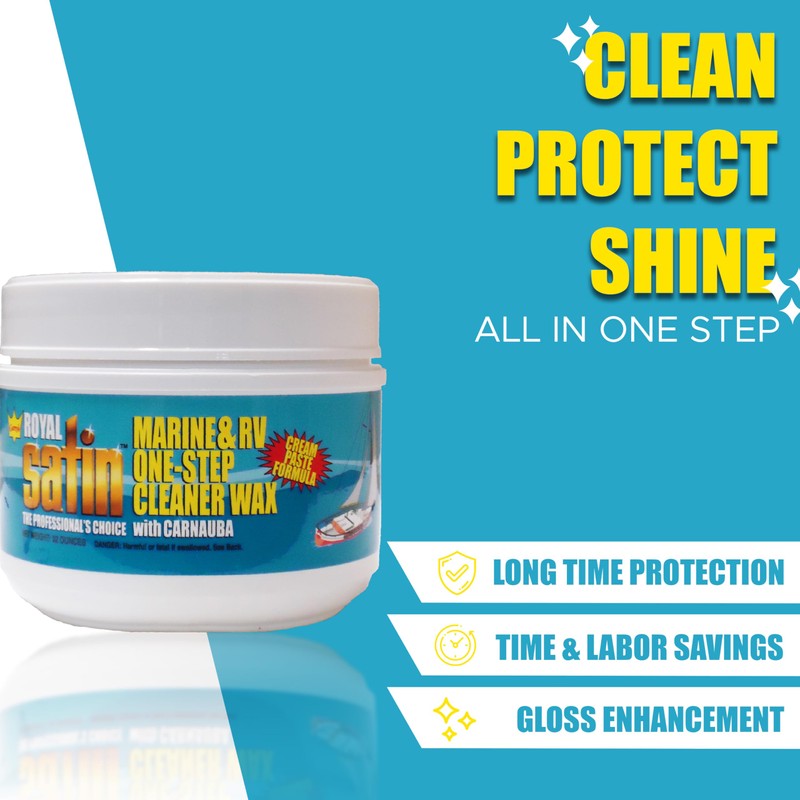 Garry's Royal Satin Marine & RV ONE STEP Cleaner Wax