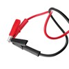Cleqee 2PCS Alligator Clips Test leads Double Ended Crocodile Clip