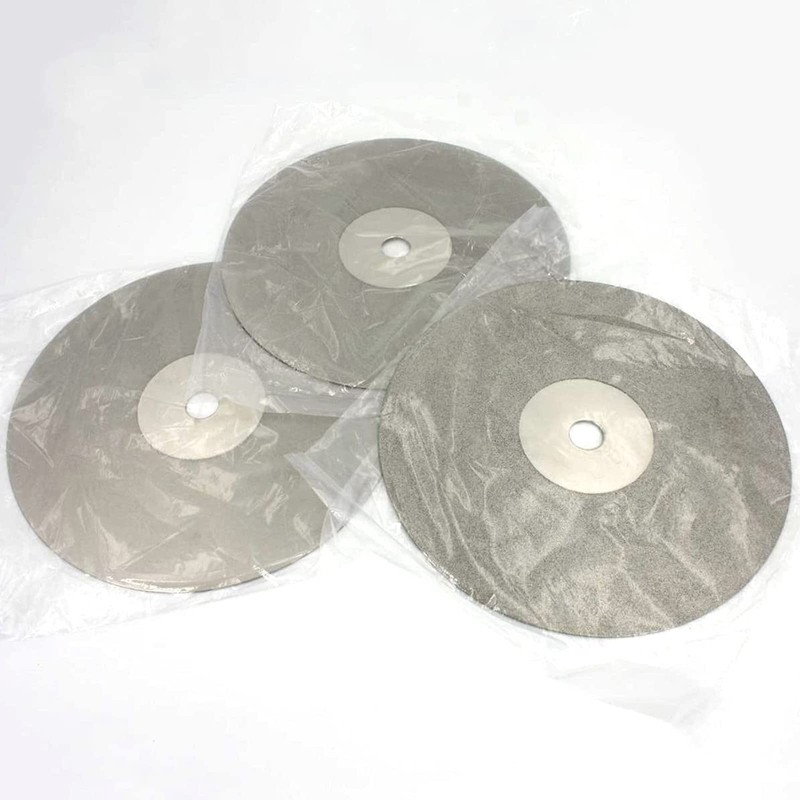 AcbbMNS 3Pcs 200mm 8 Inch Flat Lap Disc 180 320