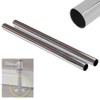Citystores® 2 Pack Chrome Radiator Sleeves Pipe Covers 15mm x