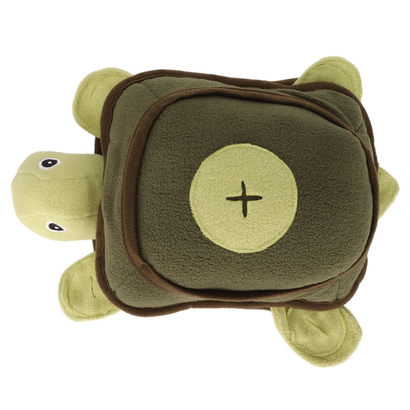 Dog Sniffing Training Toy Squeaky Plush Turtle Shape Interactive Bite