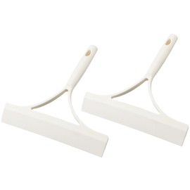 Yamazaki Sangyo 181377 Satto Drain Wiper, Water Squeegee, Set of 2, Removes Water Droplets, Cleaning, Mildew Prevention, Squeegee for Bathroom, Bath, Floor, Tile