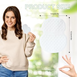 Armpit Sweat Pads for Men and Women ForHyperhidrosis（80PCS)，DisposableUnderarm Dress Shields/Guards, Underarm Sweat Pads ComfortableUnflavored, Extra Adhesive, SweatFree Armpit Protection