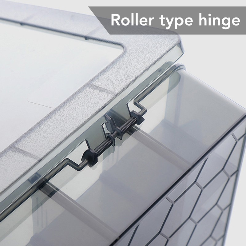 Multi Compartment Parts Box Removable Divider Transparent Plastic 18 Grids