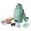 PackIt Freezable Hydration Crossbody, Sage, Triple-Function Design, Removable Freezable Insert,