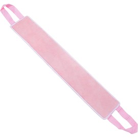 GANAZONO Aplicador de Loción Bronceadora Espalda Correa de Microfibra Flocada, Color Rosa, Diseño Antideslizante para Aplicación Uniforme de Autobronceador y Cremas, Adecuado para Cuidado