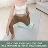 WUWAN Yoga kneeling mat, 1.5in Thick,Knee Push-ups, Plank Support &