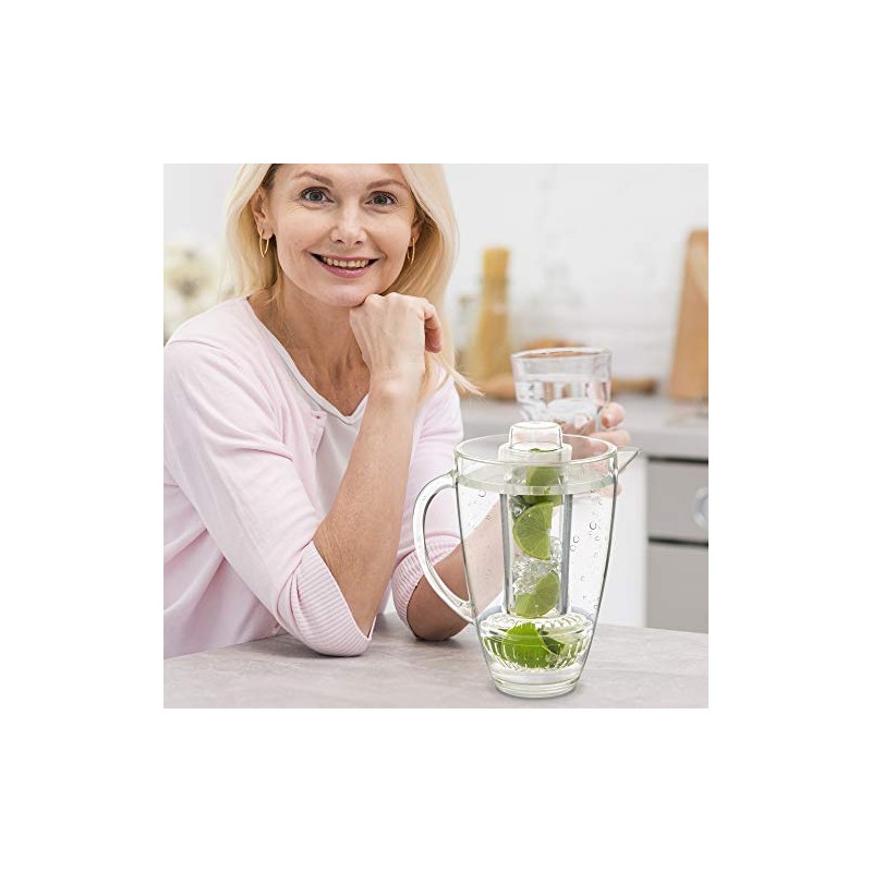 Eternal Living Fruit Infusion Flavor Pitcher | Acrylic Infusion Jug