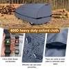 600D Waterproof Log Splitter Cover, Heavy Duty Wood Splitter Guard15-45