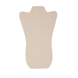 SSWBasics Tall Linen Necklace Display Easel - Case of 25 - Linen Tall Necklace Display Stand Easel, Brushed Ivory Finish - Premium Necklace Display for Selling, Necklace Holder