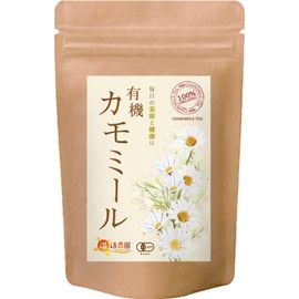 Warm Farm Organic Chamomile Tea Bag, 0.05 oz (1.5 g) x 30 Packets, Herbal Tea, Relax, Decaffeinated