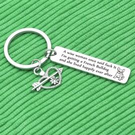 V.nisy French Bulldog Owner Gift Dog Gift VET Tech Gift Dog Lover Keychain French Bulldog Dad Gift Mother Gift Veterinarian Keychain French Bulldog Mom Gift French Bulldog Keychain