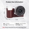 MUZIRI KINOKOO Sony ZV-E10 II Camera Case, Retro Style Genuine
