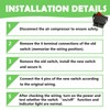 15A/30A 250V Air Compressor Switch 4-pin 2-Position with Light,Compatible with