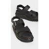 Dr. Martens womens Ankle-Strap Sandal, Black Hydro, 9 US