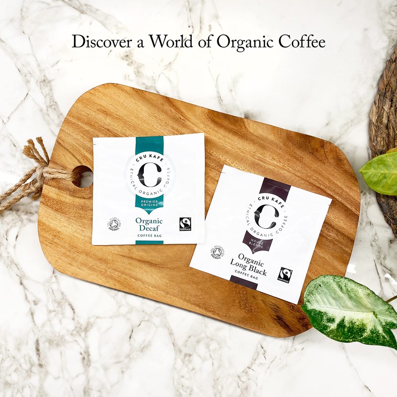 Cru Kafe Coffee Bags, Strong Big Bodied & Smoky-Sweet, 30