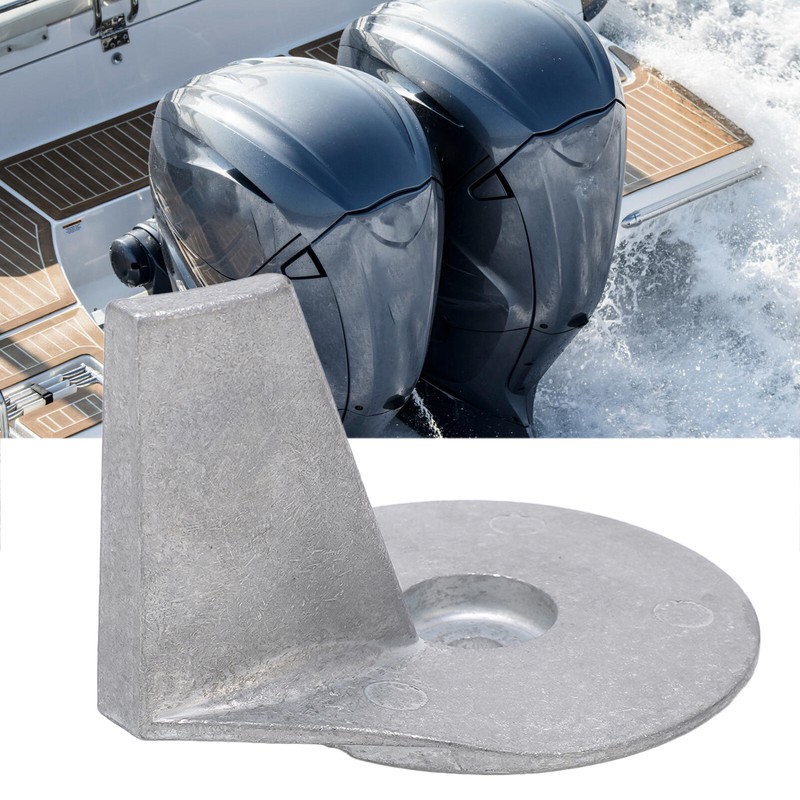 Zinc Alloy Trim Tab Anode 822157T2 for Mariner Force 25‑50