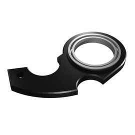 Black Keychain Spinner Fidget Ring,Novelty Keychain Fidget Toy for Finger Exercising,Gifts for Adult Men.Portable Key Ring Spinner Toy for Finger Exercising Fidget Spinners