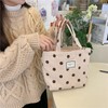 Kovewon 2 Pcs Corduroy Small Tote Bag for Women Cute