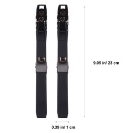 BESPORTBLE Inline Roller Skate Shoes Energy Strap Skating Buckles Accessory Replacement Skate Straps Skating Shoes Energy Strap for Men Women Kids Black 2pcs