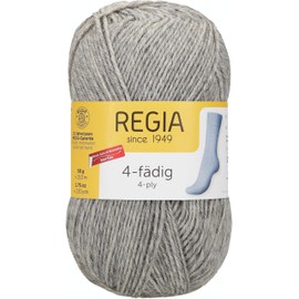 Regia 9801276 4-Ply Sock Knitting Yarn, 50 g Ball, 13 x 6 x 7 cm