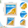 WEBEEDY DIY Sand Painting Frame Set DIY Textured Sea Sand