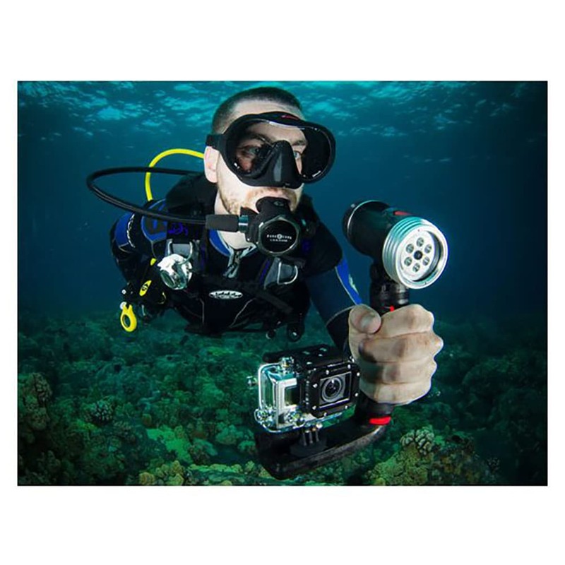 SeaLife SL9902 Flex-Connect Micro Tray mit Befestigungsschraube (Schwarz)