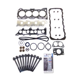 Head Gasket Set Bolt Kit Fits: 89-95 Geo Tracker Suzuki Sidekick 1.6L SOHC 8v G16KC