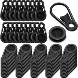 Tandefio 200 Pcs Heavy Duty Shade Cloth Clips Bulk Plastic Lock Sun Shade Clips for Garden Anti Bird Netting Fabric Clamp Accessories