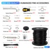 YingYa BIS 246FT Black Vinyl Coated 304 Stainless Steel Wire