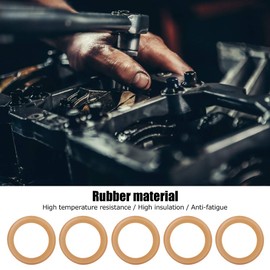 10 Piezas Cilindro Anillo de Goma Accesorios de Bomba Anillos de Pistón de Bomba Tamaño Aproximado 68 48 1Mm Para 1100W Compresor de Aire Silencioso Sin Aceite