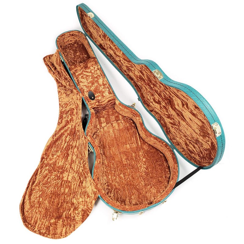 Douglas EGC-450LP Tweed/Gold Les Paul Case Blue, EGC-450LP Tweed/Gold Les