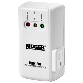 Ludger Power Surge Protector for Appliances (LUDX-SRF), ETL Certified, Unique Side Socket, Connects to All Types of AC, Reliable AC Protection, 4-Minute Safety Cycle, 3 Modes LED Indicator
