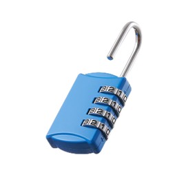 ZGSJ Combination Lock, 4 Digit Combination Padlock Outdoor, School Lock, Gym Lock (Blue)